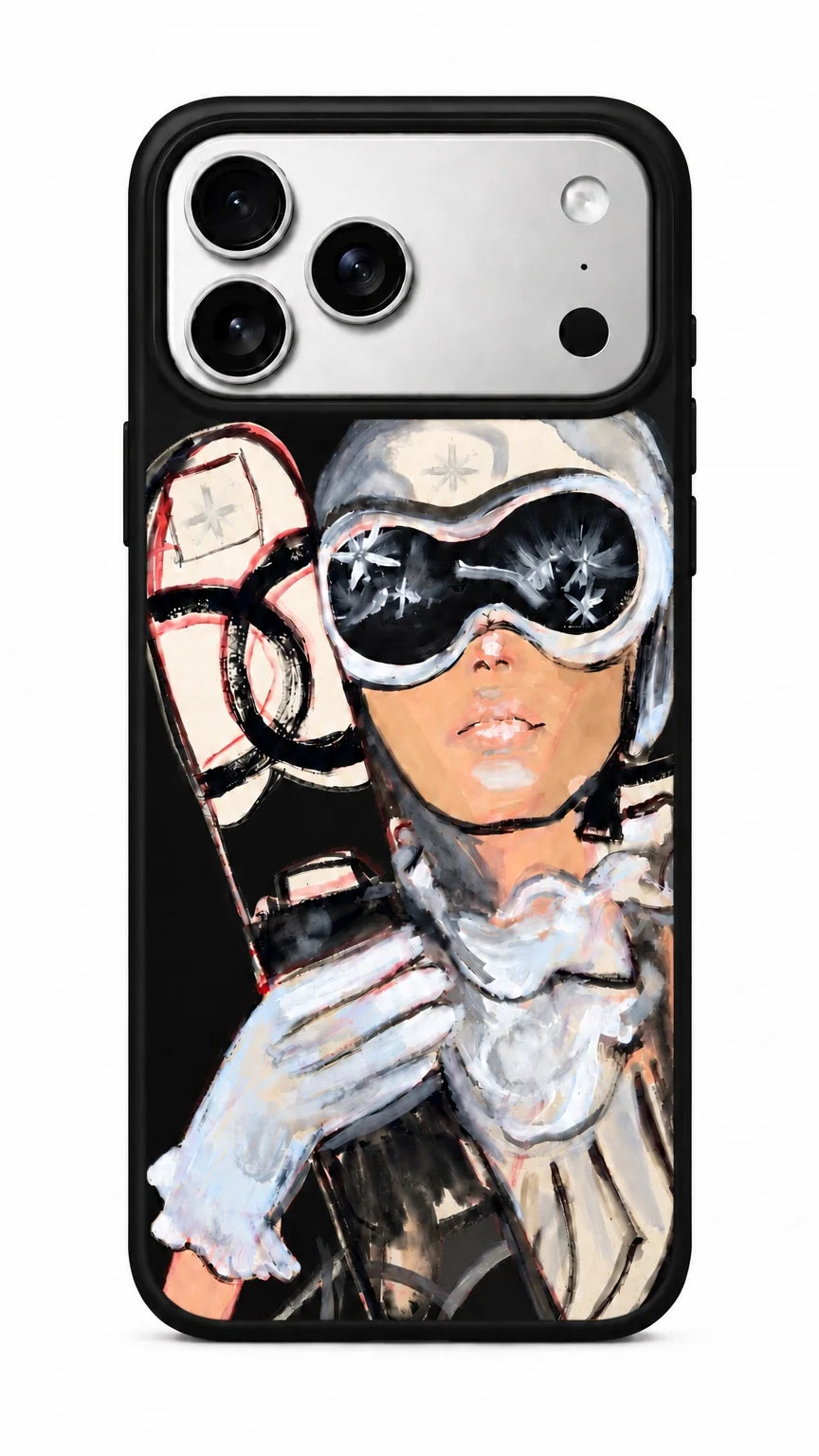 APRÈS-SKI NOIR - IPHONE COQUE