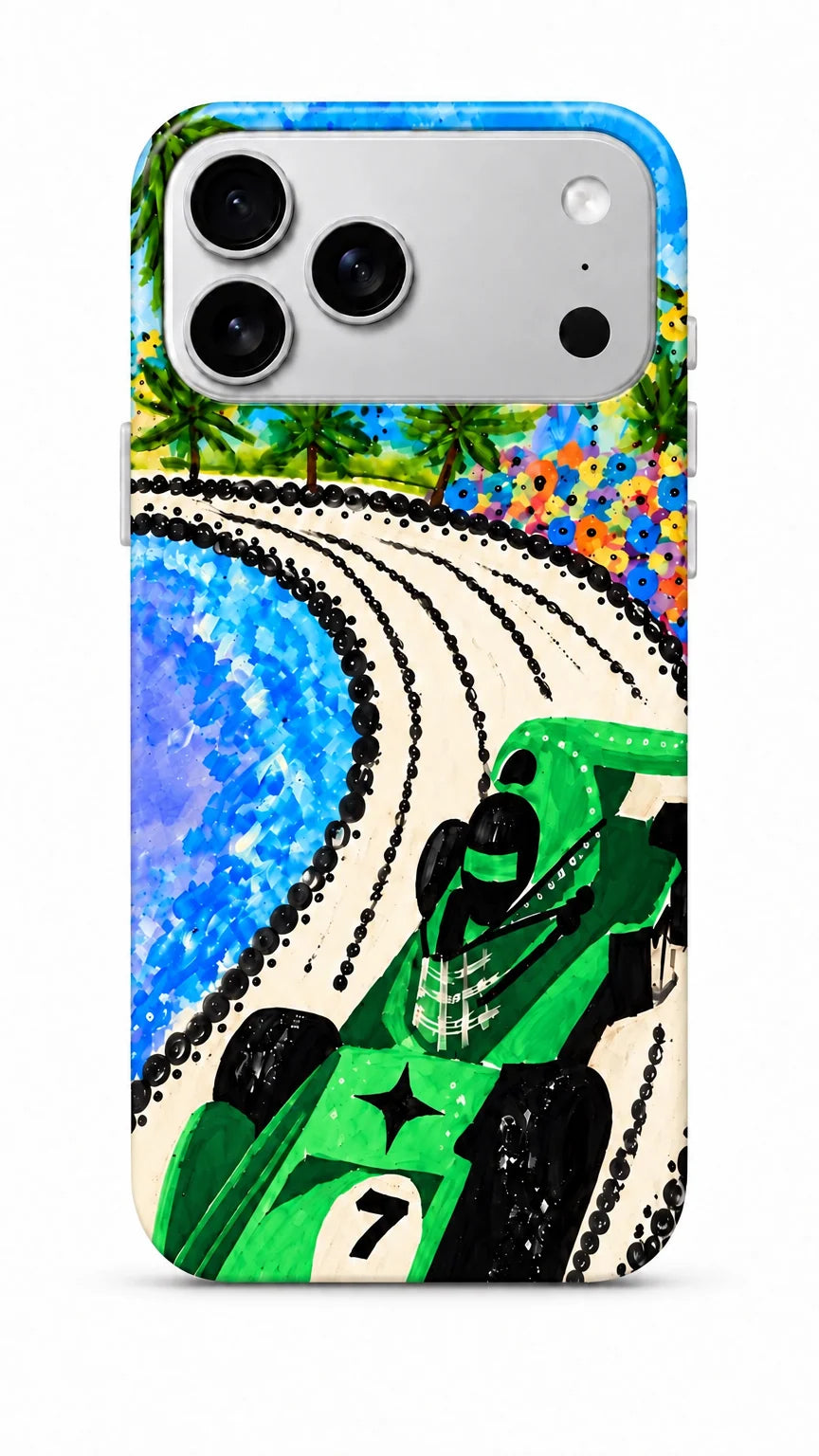 FORMULE 1 VERT - IPHONE COQUE