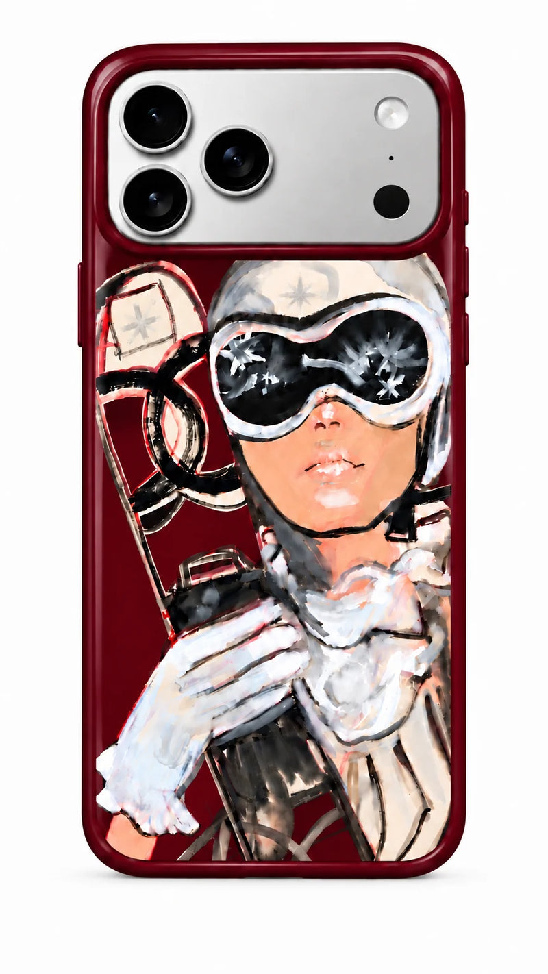 APRÈS-SKI BORDEAU - IPHONE COQUE