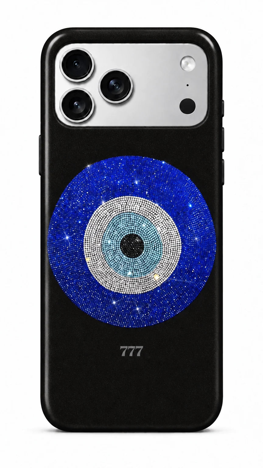 ŒIL PAILLETÉ - IPHONE COQUE